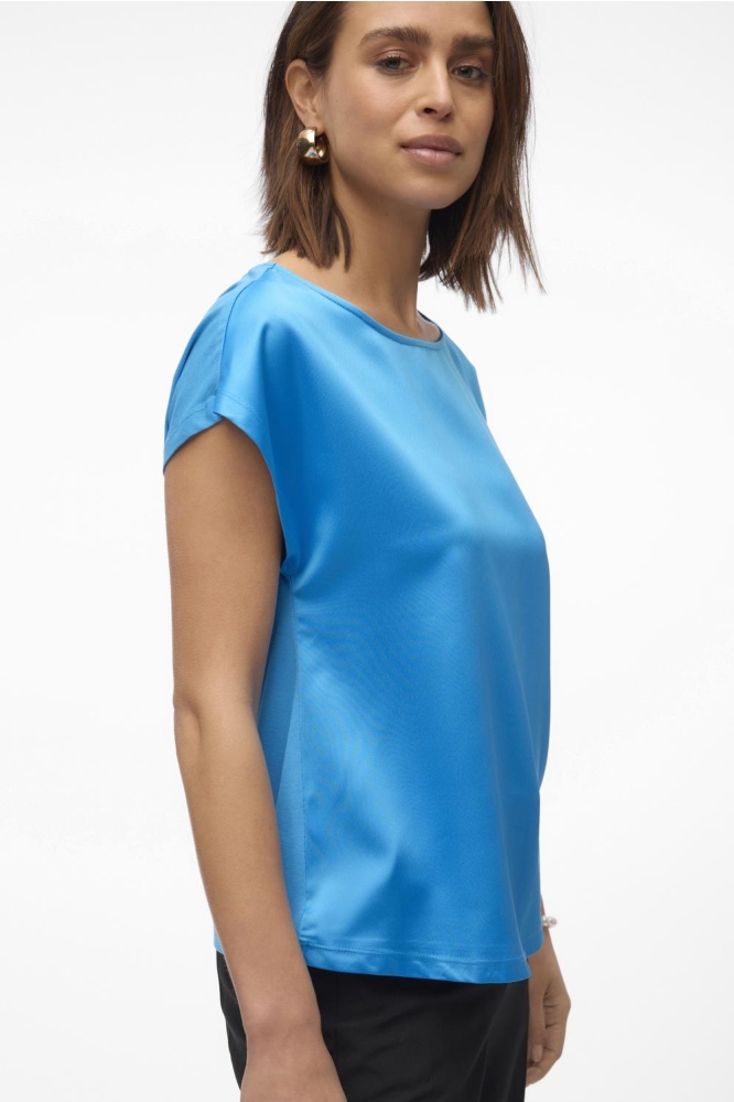 VMMERLE MIX TOP WVN GA NOOS 10305151 IBIZA BLUE